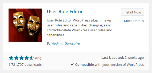 user role editor