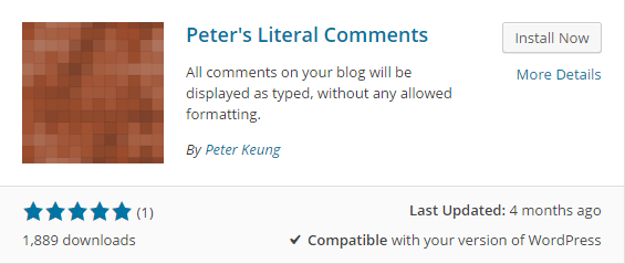 peter's literal comments