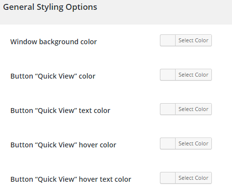 woocommerce quick view plugin backend image 5